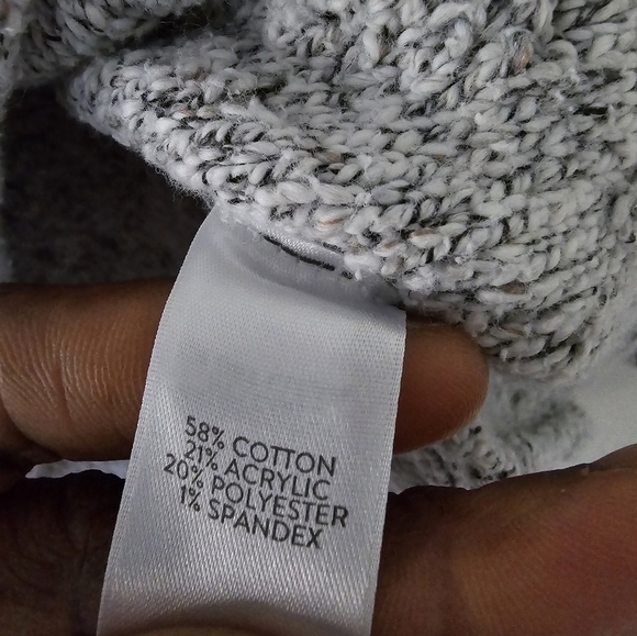 J. Jill Sweater Women Xs Gray Crew Neck Cozy Knit Travel Work School Academia - Picture 9 of 11